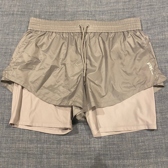 RLX Ralph Lauren Other - RLX Ralph Lauren Mens 2-in-1 Running Shorts Grey XXL Compression Athletic Gym